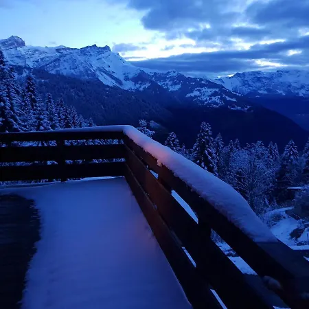 Top Of The World Chalet With Awesome Dents Du Midi View Fireplace 3 Bedrooms Ski In Ski Out Too Chalet